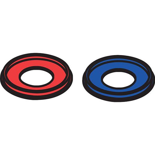 hansgrohe Gleitring Axor Uno 3-Loch warm/kalt 96422000