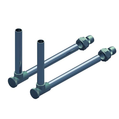 Weitzel Ausgleichs-Winkelabsperrverschraubung 1023L lang, entleerbar, vernickelt