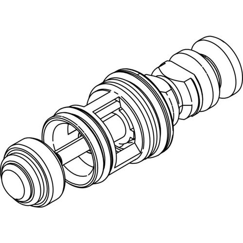 Ideal Standard Umschaltung MELANGE Bade, kpl., Chrom A962047AA