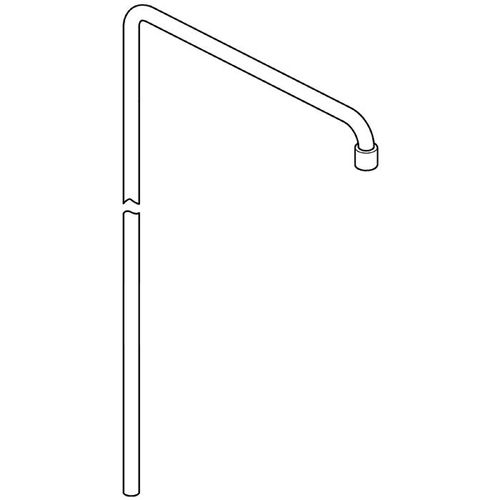 Hansa wasserführende Gleitstange d: 18 mm 59913473 chrom