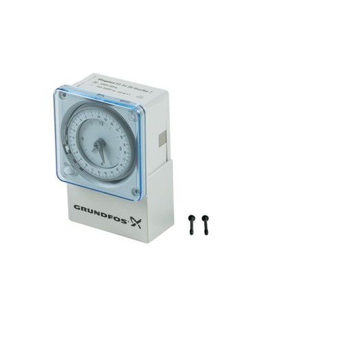 Grundfos Schaltuhr 96406992 TS 3/T, mit Tagesscheibe, für Wandmontage