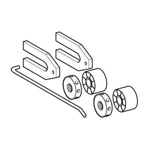 Geberit Befestigungsset für WWC-/Bidet 597360000 Befestigung von der Seite