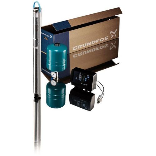 Grundfos Unterwasserpumpe 96524503 mit 40 m Unterwasserkabel 3x 1,5 qmm flach