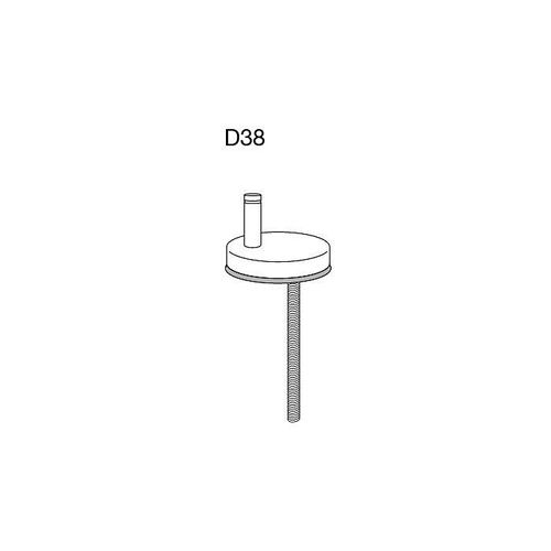 Pressalit Universal-Flex-Scharnier D38999 Edelstahl, für WC-Sitz Pressalit 3, Montage von oben