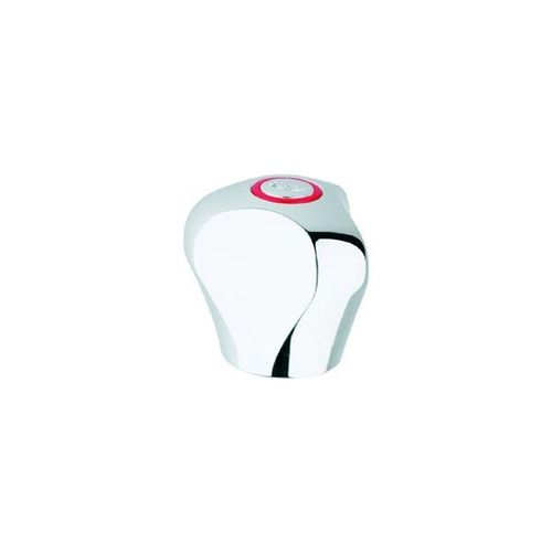Grohe Griff 45124 45124000 Treflor mit Griffbef. blau/rot 1/2" chrom
