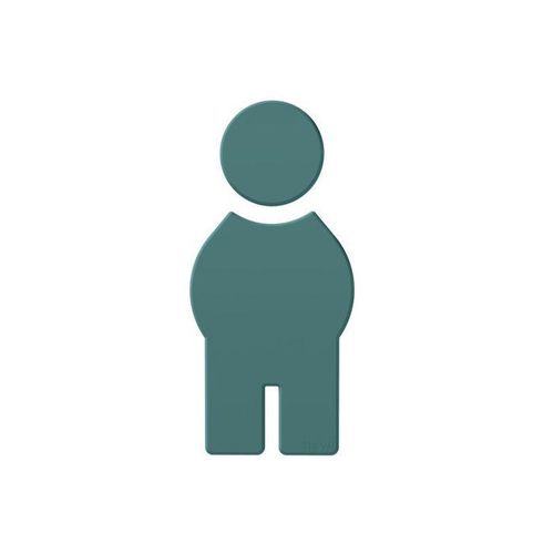 Hewi 801 Symbol Mann 801.91.01055 aquablau, selbstklebend