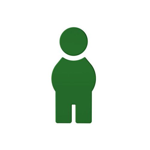 Hewi 801 Symbol Mann 801.91.01072 maigrün, selbstklebend