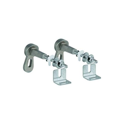 Grohe Rapid SL Montagewinkel 38733000 mit Wandlasche und Befestigungsmaterial, 2 Stück