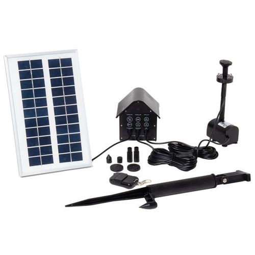 T.I.P. Solar Teichpumpe - 250 l/h, mit LED, Tag-/Nachtmodus, wartungsfrei, SPS 250/6, 30332