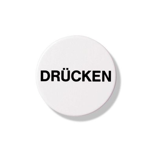 Hewi 801 Symbol Drücken 711D84 umbra, selbstklebend