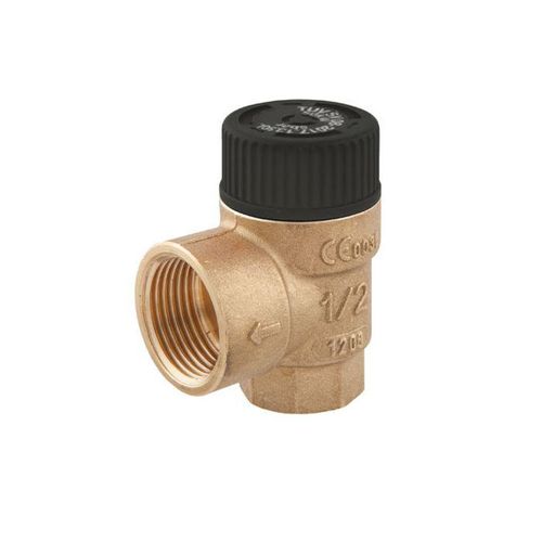 Afriso Mss Membran Sicherheitsventil 42330 G 1/2 i x G 3/4 i, 6 bar, für Solar