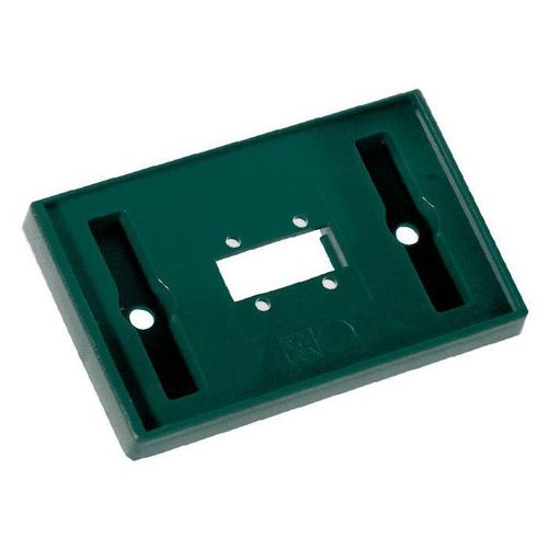 Walraven Iks-2000 Schilderhalter 0200002 grün, für Lochbandbefestigung, Polyoxymethylen