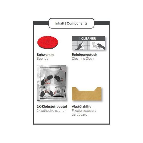 Giese Klebe Set 88001-00 für gifix quattro/gifix uno