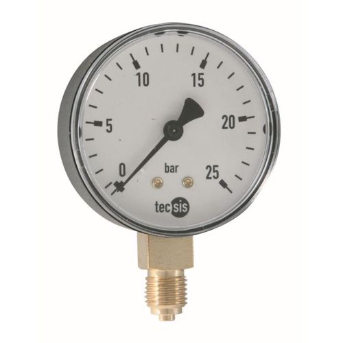 Syr - Sasserath Manometer 2000.00.907 G 1/4, 0-25 bar, mit senkrechtem Anschluss