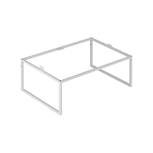 Keuco X-Line Bodengestell 33198970002 65x25,5x47cm, Dekor vulkanit matt beschichtet, Glas vulkanit matt