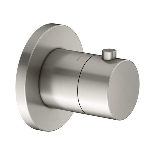 Keuco IXMO Brausethermostat 59553050001 Unterputz Montage, rund, Nickel gebürstet