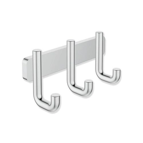 Hewi Serie 480 Hakenleiste 480.90.00240 mit 3 Haken, chrom