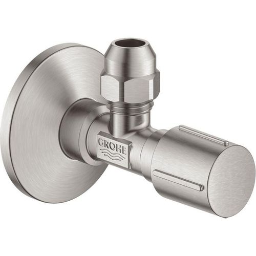Grohe Eckventil 22039DC0 supersteel, DN 15, selbstdichtendes Anschlussgewinde