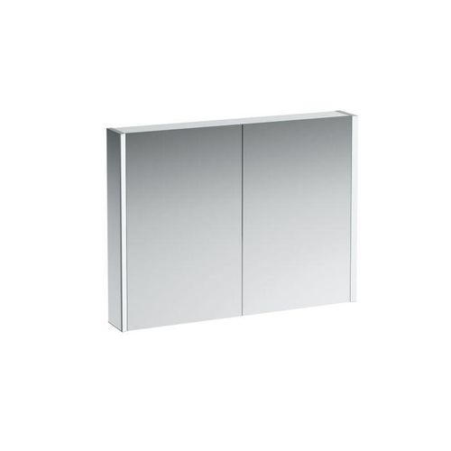 LAUFEN Frame 25 LED-Spiegelschrank 4086039001451, 100cm, 2 Türen, Seite weiß