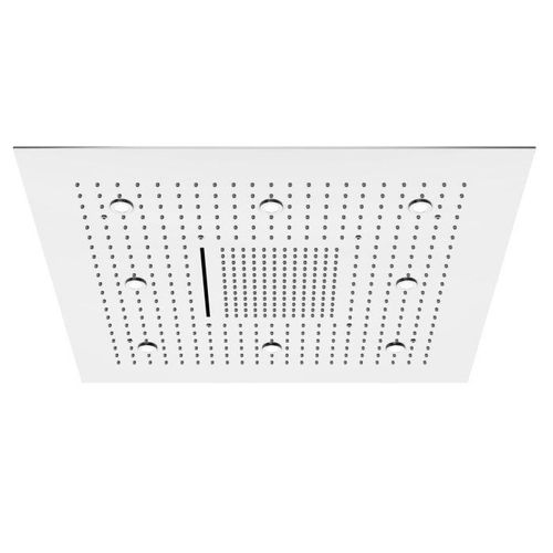 Steinberg Serie 390 Regenpaneel 3906680, 800 x 800 Sensual Rain, LED-Beleuchtung, für Deckeneinbau