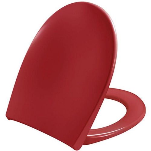 Pressalit Scandinavia Plus WC Sitz 758035D05999 rot, Scharnier aus edelstahl, Senkautomatik