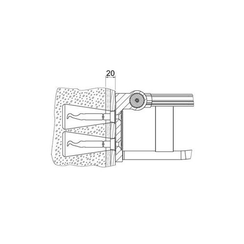 Keuco Plan Care 34996000100 Befestigungs Set Nr.10 mit je 4 Schrauben, Huelsen, Anker, Tuellen