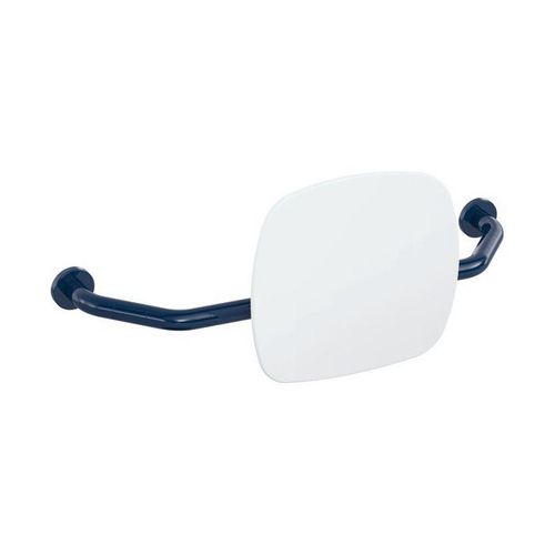 Hewi 801 Rückenstütze 801.51.917150 Wandabstand 230mm, Lehne signalweiß, stahlblau