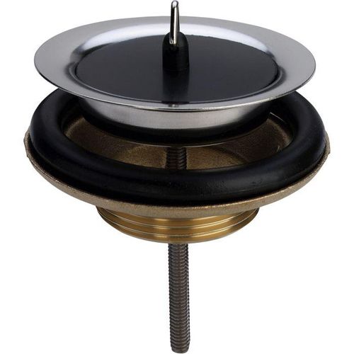 Viega Ablaufventil 7122 11/2"x80mm, Ventilunterteil aus Messing, Stopfen