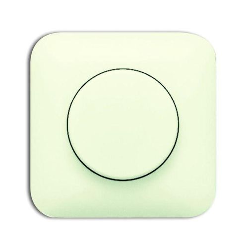 Busch Jaeger Abdeckplatte Drehdimmer 2115 J-212 weiss Busch Duro 2000 SI mit Glimmlampe