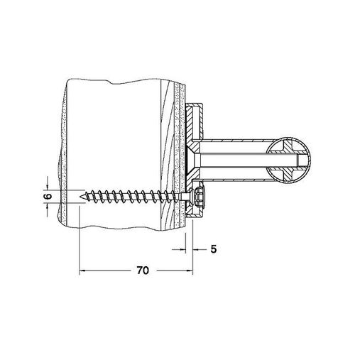 Keuco Befestigungs-Set Nr.4 Plan Care 34990000200 direkte Befestigung, ohne Dübel