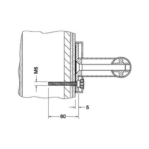 Keuco Befestigungs-Set 34993000200 direkte Befestigung ohne Dübel