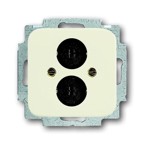 Busch Jaeger Lautsprecher Steckverb. 2147 U-212 weiss Busch Duro 2000 SI Zentralscheibe