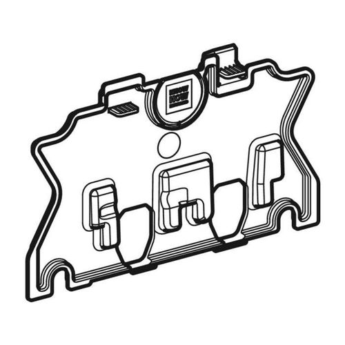 Geberit Schutzplatte Sigma60 242583001 für Sigma UP-SPK, 12 cm