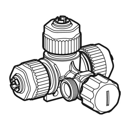 Geberit Wasseranschl. PEX, zu UP-SPK Sigma 241879001 mit integriertem Eckventil