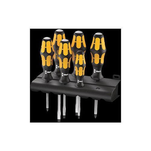 Wera Schraubendrehersatz Kraftform 932/6 Schraubendrehersatz 6 teilig