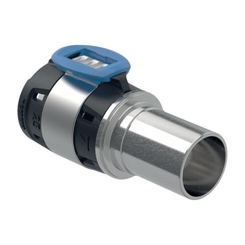Geberit FlowFit Übergang 620250001 DN 12, Ø 16/15 mm, 6,7 cm, mit Einschubende