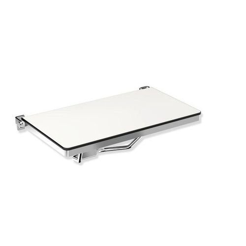 Hewi System 900 Duschklappsitz 900.51.21140 692 x 359 mm, rechteckig, poliert