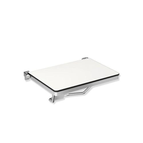 Hewi System 900 Duschklappsitz 900.51.210XA 542 x 359 mm, rechteckig, matt geschliffen