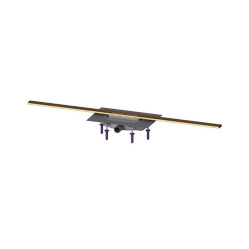 Kessel Linearis Duschrinne 45304.12 1200 mm, Bronze gebürstet, Megastop