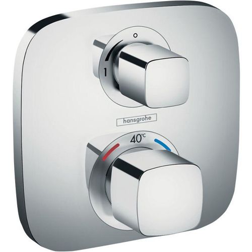 hansgrohe Ecostat E Brause Thermostat 15707000 Unterputz Thermostat, für 1 Verbraucher, chrom