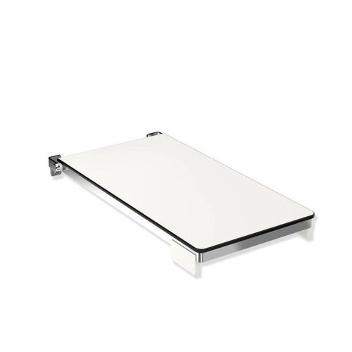 Hewi System 900 Duschklappsitz 900.51.21340 412 x 694 mm, rechteckig, poliert