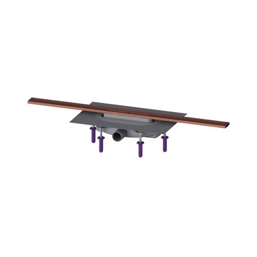 Kessel Linearis Duschrinne 45303.08 800 mm, Copper gebürstet, Megastop
