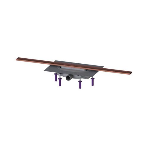 Kessel Linearis Duschrinne 45303.09 900 mm, Copper gebürstet, Megastop