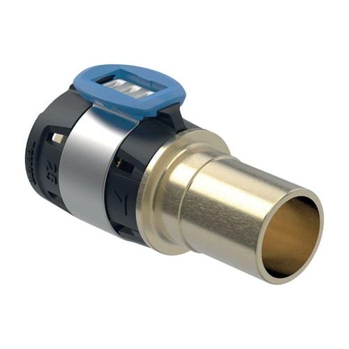 Geberit FlowFit Übergang 620230001 DN 12/10, Ø 16/12 mm, 6,8 cm, mit Einschubende