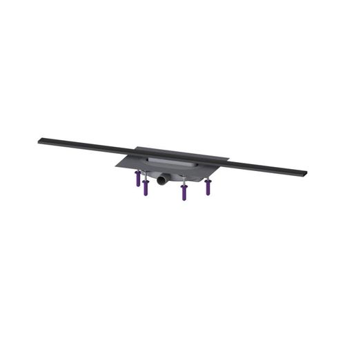Kessel Linearis Duschrinne 45302.11 1100 mm, Black gebürstet, Megastop