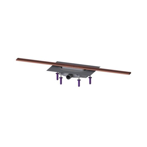Kessel Linearis Duschrinne 45303.10 1000 mm, Copper gebürstet, Megastop