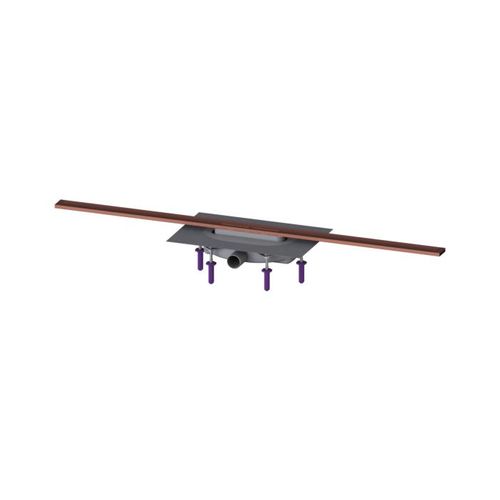 Kessel Linearis Duschrinne 45303.11 1100 mm, Copper gebürstet, Megastop