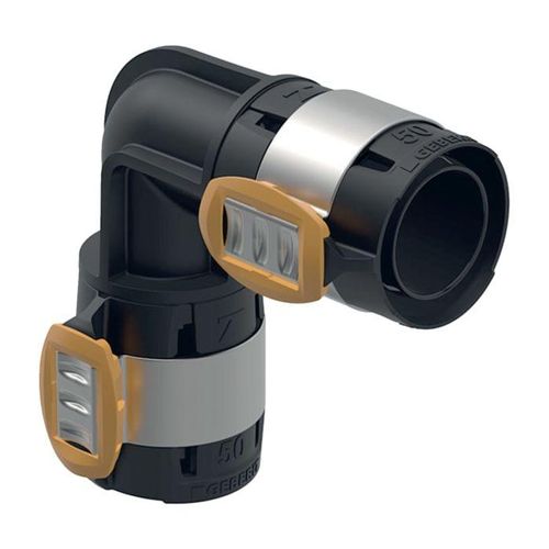 Geberit FlowFit Bogen 620075001 DN 40, Ø 50 mm, 90°