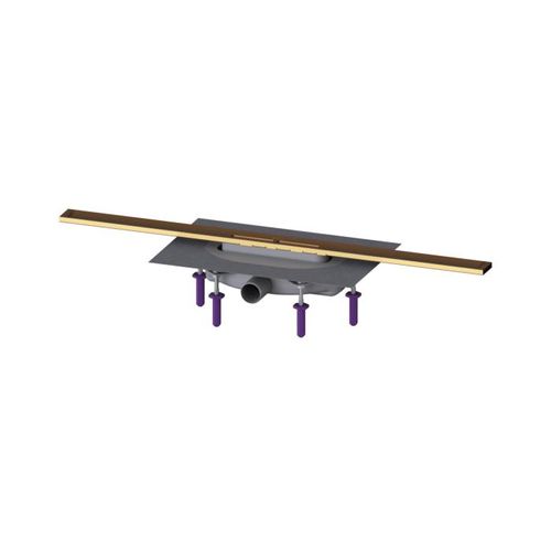 Kessel Linearis Duschrinne 45304.08 800 mm, Bronze gebürstet, Megastop