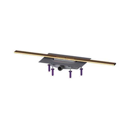 Kessel Linearis Duschrinne 45304.09 900 mm, Bronze gebürstet, Megastop